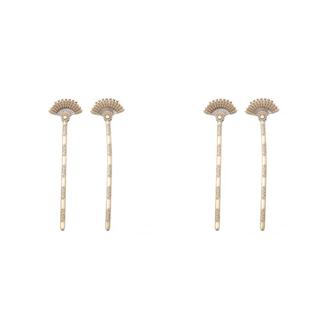 Palillos de pelo Vintage Jumpingount Bronce antiguo 2piezas