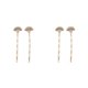 thumbnail image 3 of Minnieouse Palillos de pelo Vintage Charm Marker colgante DIY Chignon herramientas de estilismo accesorio de joyería regalos de Cosplay para Bronce antiguo 2piezas, 3 of 6
