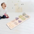 thumbnail image 4 of de rompecabezas de aprendizaje de fracciones de juguetes de matemáticas de madera para ños para ños de 2 a 5 años Sunnimix Tablero de rompecabezas de fracciones, 4 of 7