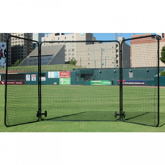 Trigon Sports Pro Cage Tri-fold Screen Size: 8' x 16'