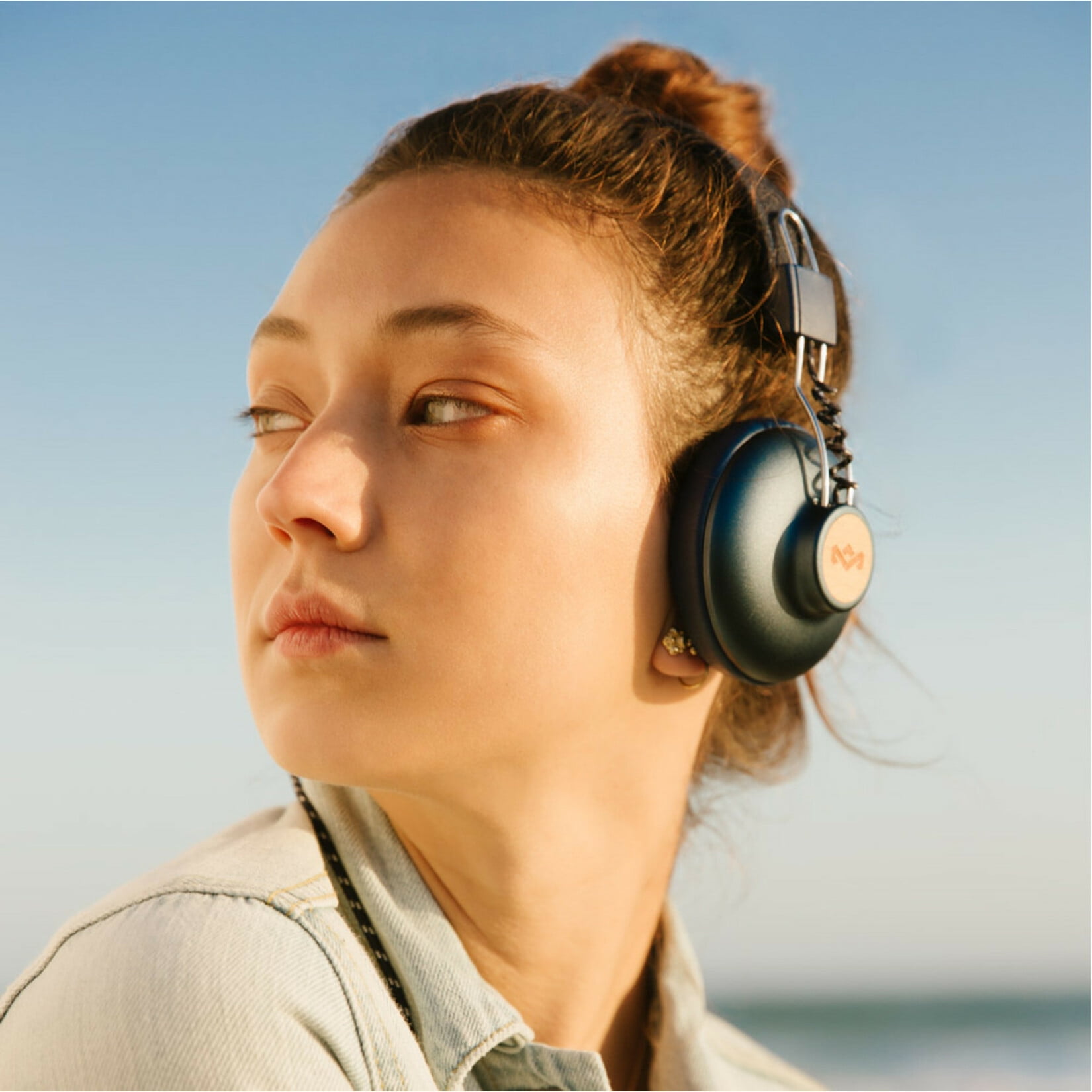 House of Marley EM-JH121-SB Positive Vibration 2 Headphones, Black