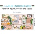 thumbnail image 4 of Cute Bakery Desk Mat Kawaii Mousepad, Cute Japanese Anime Street Aesthetics Gaming Desk Pad XXL, Pastel Brown and Green Plants Mouse Pad Office Decor Computer Mat Keyboard Mouse Mat 31.5" x 15.75", 4 of 6