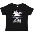 thumbnail image 3 of Inktastic My Mimi Loves Me Unicorn Girls Baby T-Shirt, 3 of 5