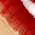 thumbnail image 6 of Christmas Dress for Toddler Girls Santa Dress Long Sleeve Velvet Belted Dress Holiday Princess Ruffle Cute Baby Dress, 6 of 9