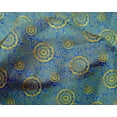 thumbnail image 4 of oneOone Silk Tabby Medium Blue Fabric Batik Sewing Craft Projects Fabric Prints By Yard 42 Inch Wide, 4 of 4