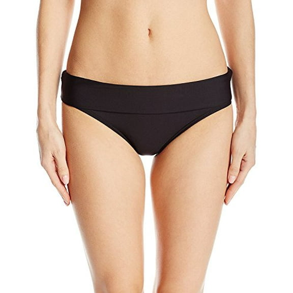 Splendid - Stitch Solid Banded Bikini Bottom Black Size XS