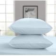 thumbnail image 5 of Threadmill Home Linen 100% Cotton Sheets for California King Size Bed | 4 Piece Set | Soft, Breathable Lightweight Solid Sateen for All-Season Use | Snug Fit Elastic Deep Pocket | Light Blue, 5 of 8