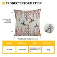 thumbnail image 3 of FOR U DESIGNS Hummingbird Flower Pattern 3 pcs RV Dinette Cushion Covers with Pillowcase, Elastic Camper Seat Covers Dinette Booth Comfortable Furniture Protector for RV Camper Car Bench, 3 of 8