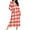 #02_Red, variant on Women Zipper Robe Xmas Plaid Housecoat Long Sleeves Pajama Dress Full Length Pajama Pockets Sleepwear Comfortable Nightgown Long Bathrobe for Spa