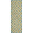 thumbnail image 2 of Jill Zarin Outdoor Collection Area Rug - Napa (2' x 6' 1" Runner Yellow and Aqua/Yellow), 2 of 11