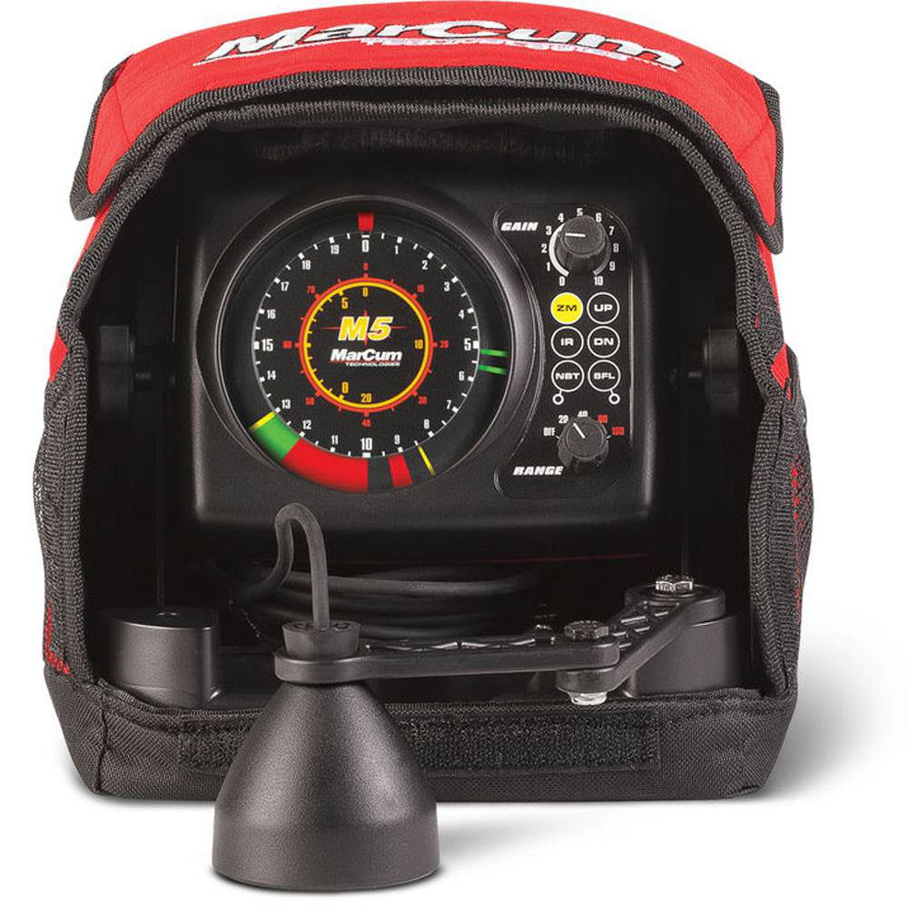 Marcum Rapala M5 Underwater Ice Fishing Flasher Sonar System & Fish Finder - Walmart.com ...