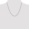 thumbnail image 2 of 14k White Gold 20 Inch 2.5mm Figaro Chain Necklace Pendant Charm, 2 of 9