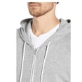 thumbnail image 3 of M Singer HEATHERED GRAY Classic Hooded Sweatshirt, US Medium, 3 of 6