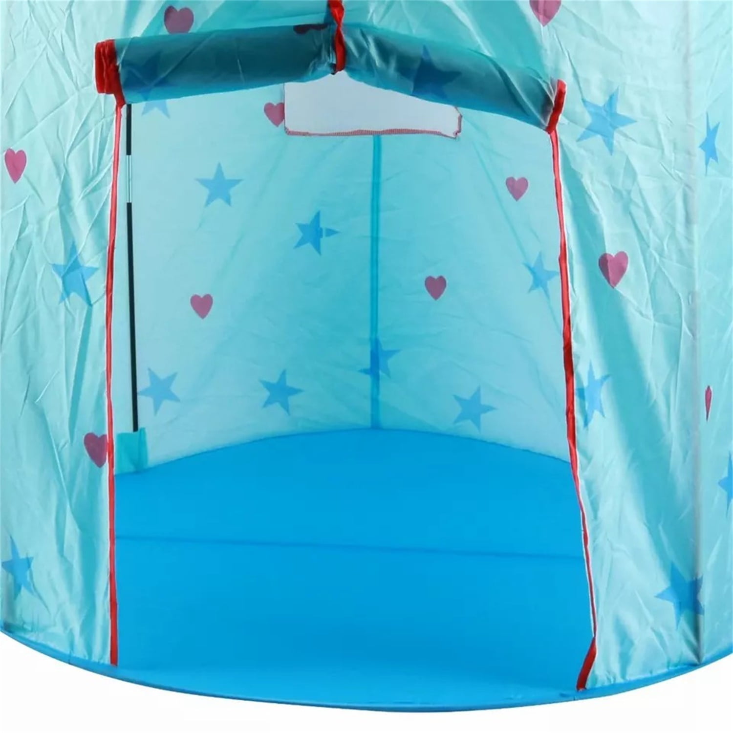 CIPACHO 52" Kids Play Tent for Girls Boys, Foldable Princess Tents Playhouse Flower Castle Teepee for Indoor Outdoor, Blue CIPACHO 52" Kids Play Tent for Girls Boys, Foldable Princess Tents Playhouse Flower Castle Teepee for Indoor Outdoor, Blue