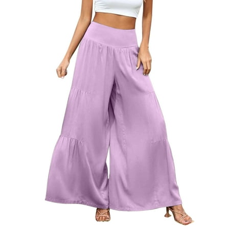 

fvwitlyh Pants for Women plus Size Scrub Pants Ladies Solid Color Casual Pocket Loose Cotton Linen Patchwork Womens plus Size Pants Elastic Waist Cargo Pants Women