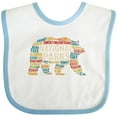 thumbnail image 3 of Inktastic National Parks Bear Silhouette Boys or Girls Baby Bib, 3 of 4