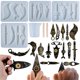 thumbnail image 1 of Molde De Silicona Para Cuchillos De , Herramienta Multiusos De Autodefensa, Molde De Silicona Reutilizable, Molde De Epoxi Con Taza Medidora Para Manualidades Caseras Hechas A Mano4 Piezas Monstrate HA013334-00, 1 of 6