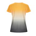 thumbnail image 5 of Camiseta de manga corta con estampado de cuello redondo para mujer, blusa suelta informal, Tops Fridja  gope4849, 5 of 5