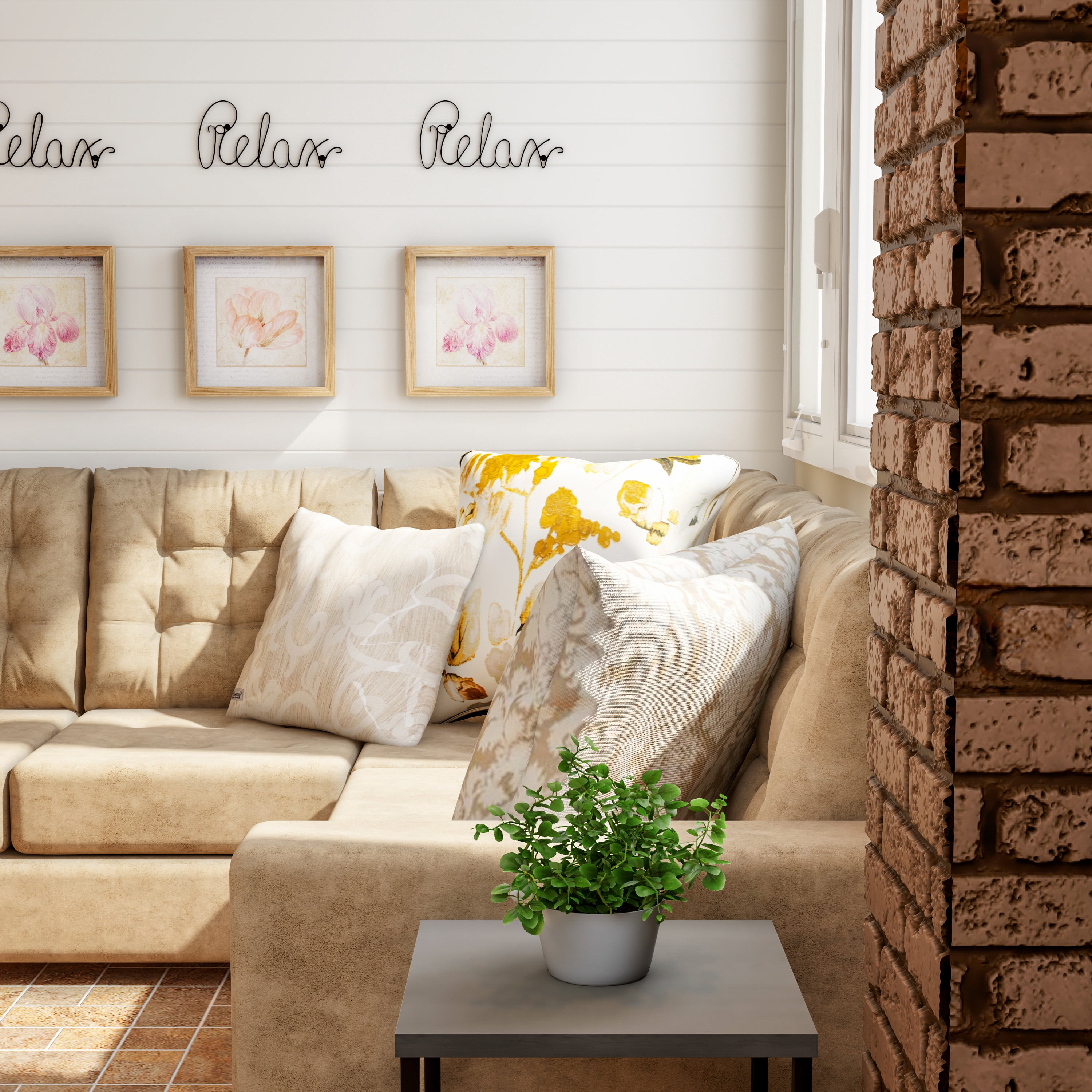 Metal Cutout- Relax Decorative Wall Sign-3D Word Art Home Accent Decor-Perfect for Modern Rustic or Vintage Farmhouse Style by Lavish Home