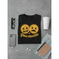 thumbnail image 3 of You Decide - Dual Mood Emoji Retro Graphic Men's T-shirt, 3 of 4