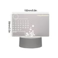 thumbnail image 2 of Tablero Notas Con Nocturna LED Creativo USB Borrable Bolígrafo (calendario 1 Color), 2 of 8