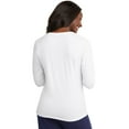 thumbnail image 4 of Hanes-t-shirt à Manches Longues Col en V pour Femmes-O9142, 4 of 5