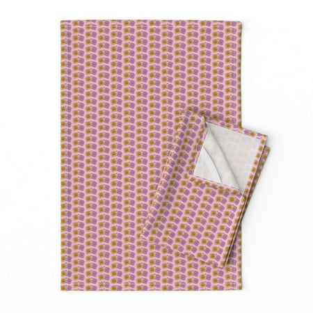 Pb J Peanut Butter And Jelly Love Linen Cotton Tea Towels By