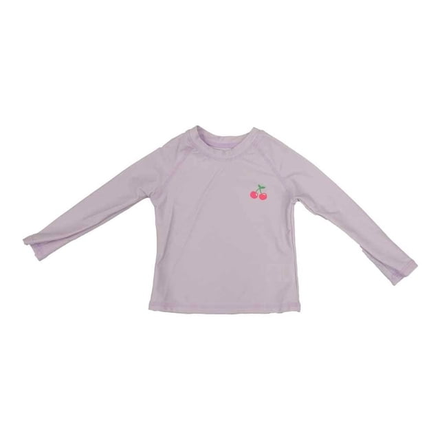 Playera Ocean Pacific para Niña Cerezas Lila Talla 8