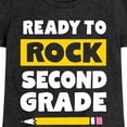 thumbnail image 3 of Instant Message - Ready To Rock Second Grade - Toddler And Youth Girls Short Sleeve Graphic T-Shirt, 3 of 6
