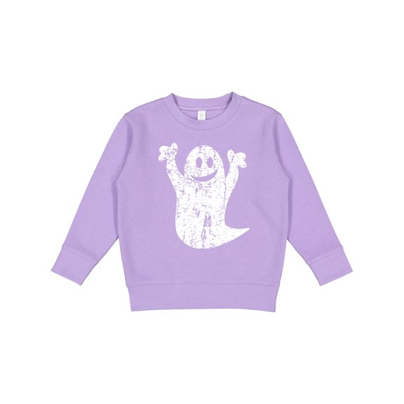 Inktastic Halloween Cute White Grunge Ghost Toddler Sweatshirt