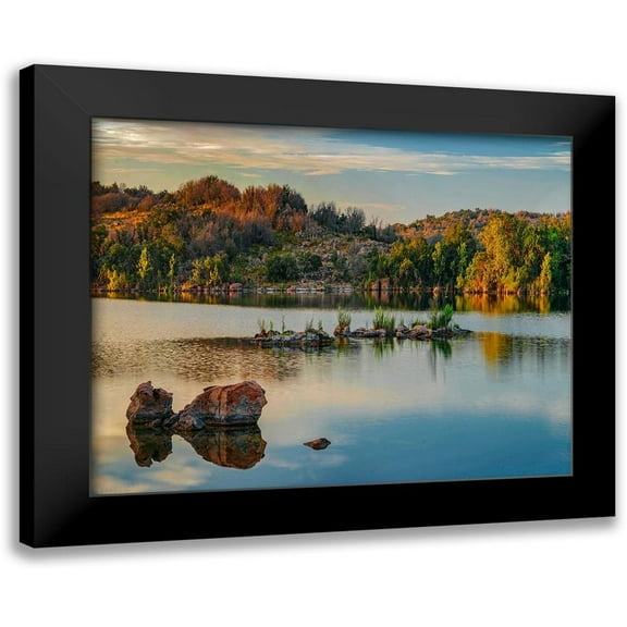 Fitzharris, Tim 14x12 Black Modern Framed Museum Art Print Titled - Inks Lake State Park-Texas-USA