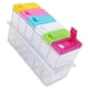 thumbnail image 2 of Transparent Spice Containers with Thick and Thin Mouth Design for Easy Viewing and Use at Home 1 Set, 2 of 5