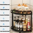 thumbnail image 4 of Luckytree  2-Tier Steel Spice Rack Organizer, Multifunctional Storage Rack, Kitchen Cabinet, Pantry and Countertop Spice Storage Shelf for Seasonings, 4 of 13