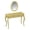 Gold + Engineered Wood, variant on Luxury Makeup Vanity Desk with Oval Mirror, 3-Drawer Dressing Table for Jewelry Storage, Elegant Console Table for Entryway, Living Room & Bedroom, Stylish Home Decor,Silver