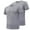 Gray, variant on Alkepwun 2 Pack T Shirts for Men Classic Short Sleeve Undershirts V Neck Workout Shirts Base Layer Tops Summer Cotton T Shirt