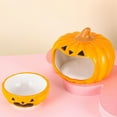 thumbnail image 4 of Qeeadeea Hamster Hideout, Hamster House, Guinea Pig Hideout, Hamster Accessories, Hamster Hides, Rat House-halloween pumpkin-11x11x7.5cm, 4 of 6