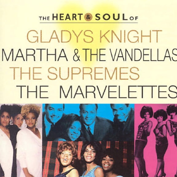 Various - The Heart  Soul Of Gladys Knight, Martha  The Vandellas, The Supremes, The Marvelettes (CD) (Mint (M))