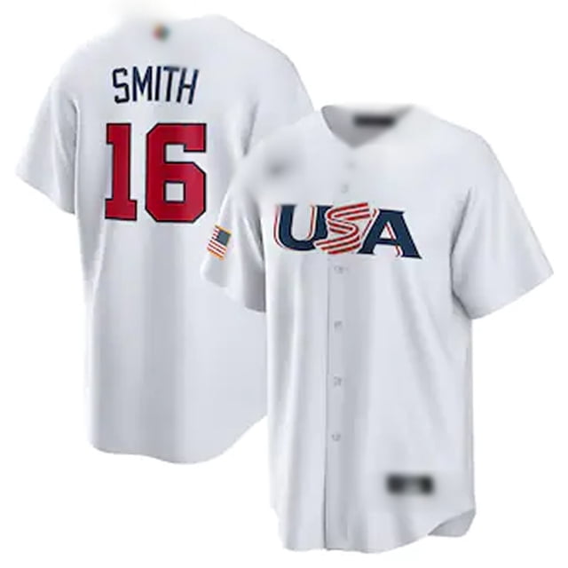 American Baseball League Elite Edition City Edition Fanfan Edition Jersey Embroidered Short-sleeved Ball Dress Foreign Trade Wholesale