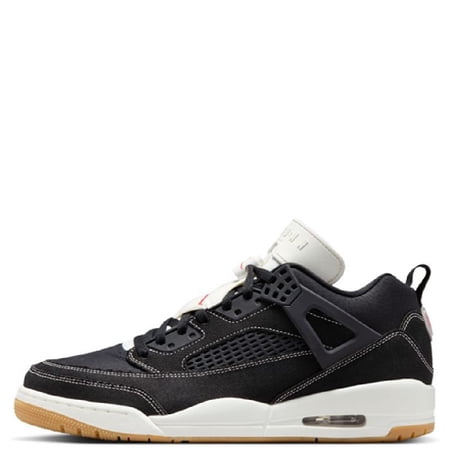 Men's Jordan Spizike Low Black/Sail-University Red - 11