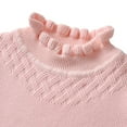thumbnail image 3 of GYRATEDREAM Kids Baby Girls Basic Solid Color Half Turtleneck Cotton T-Shirt Tops Long Sleeve Clothes 2-7 Years, 3 of 7