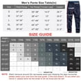 thumbnail image 4 of Men's Hiking Cargo Pants Work Climbing Camping Snow Ski Trousers with 6 Pockets, 4 of 7