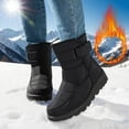 thumbnail image 3 of Women's Winter Snow Boots - Slip-On Shoes with Thick Anti-Slip Sole for Cold Weather, Outdoor & Casual Wear, 3 of 7