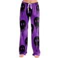 thumbnail image 4 of Women's Wide Leg Lounge Pants Yoga Pajamas Comfy Stretch Drawstring Pajamas Women Pjs Pj Jammies, 4 of 6