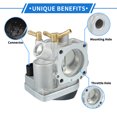 thumbnail image 3 of Unique Bargains 1 Pcs Throttle Body for Audi A3 1.6L 2003-2012 Replace No.06A133062AT, 3 of 6