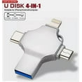 thumbnail image 4 of 2TB 1TB 4in1 Flash Drive Photo Storage Stick OTG For iPhone Samsung Android PC, 4 of 5