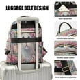 thumbnail image 4 of Casual Cat Surrounded by Pink Roses Backpack for School,College and Travel, Water Resistant Bookbag,, 4 of 7