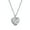 White, variant on Fashion Love Light Luxury S925 Sterling Silver Necklace