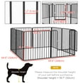 thumbnail image 3 of PawHut Parc pour Chien Robuste à 8 Panneaux pour Petits et Moyens Chiens, 3 of 10