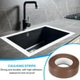 thumbnail image 4 of Cinta de Calafateo Uxcell, Cintas de Sellado Autoadhesivas Impermeables para Baño y Tina, Tira de Sellado Marrón 0.9" x 10.5 Ft, 4 of 7