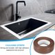 thumbnail image 4 of Cinta de Calafateo Uxcell, Cintas de Sellado Autoadhesivas Impermeables para Baño y Tina, Tira de Sellado Marrón 0.9" x 10.5 Ft, 4 of 7